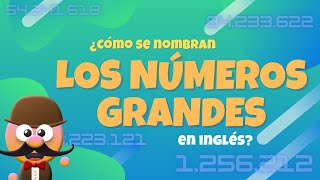 CÓMO SE NOMBRAN LOS NÚMEROS GRANDES EN INGLÉS  INGLÉS PARA NIÑOS CON MR PEA  ENGLISH FOR KIDS [upl. by Anehc]