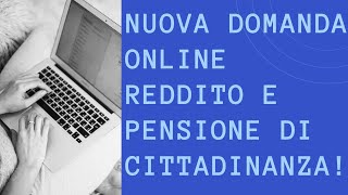 DOMANDA Reddito di Cittadinanza ONLINE NUOVA modalità di Invio [upl. by Tebasile271]