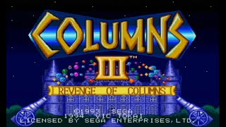 Columns III 3  Soundtrack  Sega Mega Drive  Genesis  OST VGM HQ [upl. by Cross]