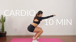 TREINO CARDIO PARA INICIANTES  10 MIN SEM EQUIPAMENTO [upl. by Wallraff]