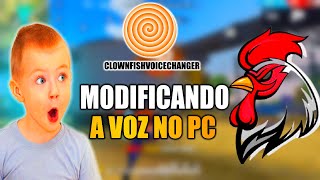 COMO ALTERAR A VOZ NO PC PRA TROLLAR NO FREE FIRE 2021 [upl. by Harpole]