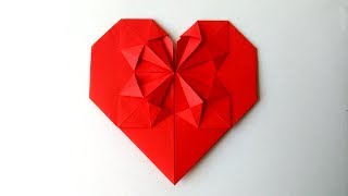 Corazón de Papel Origami  Origami Heart [upl. by Philemon]