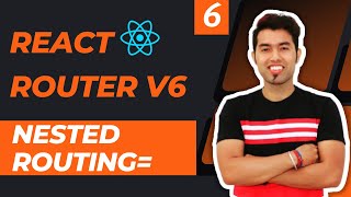 React Router v6 Tutorial in Hindi 6 Nested Routing [upl. by Gresham]