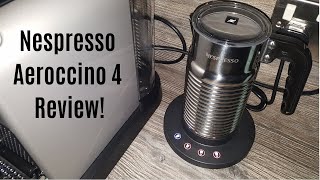 Nespresso Aeroccino 4 Milk Frother Review  Worth upgrading from the Aeroccino 3 [upl. by Huggins895]