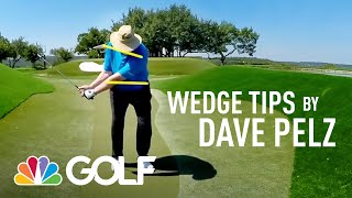 Wedge Week Dave Pelz tips for consistent wedge play  Golf Channel [upl. by Aldercy]