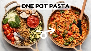 One Pot Pasta Recipe  EASY  Cozy [upl. by Tades]