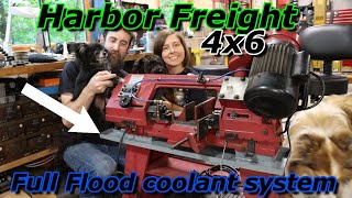 Official Flood coolant MOD for the 4x6 Harbor Freight saw PART 1 harborfreight saw [upl. by Sirahs]