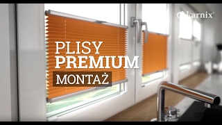 Rolety Plisowane PREMIUM KARNIX  Montaż przy szybie [upl. by Pernas]