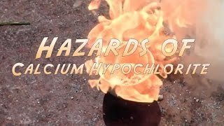 Hazards of Calcium Hypochlorite [upl. by Augustus557]