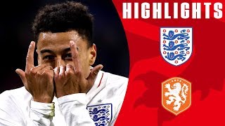 Netherlands 01 England  Lingard Scores Winner in Promising Night for England  Official Highlights [upl. by Staci]