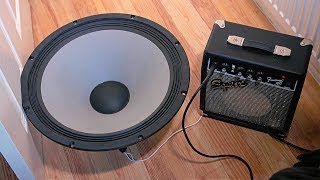 Guitar Speaker Test And Replacement [upl. by Ydnew475]