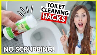 TOILET CLEANING HACKS YOU GOTTA TRY  Less Scrubbing [upl. by Nimsay]