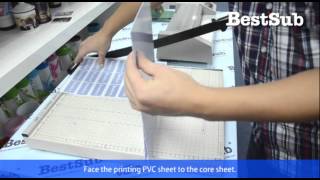 How to print on pvc card from Best Sublimation [upl. by Ardnoek]