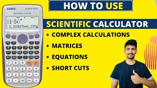 How to use Scientific Calculator for Engineering Students  Casio fx991 Plus [upl. by Gotthard317]