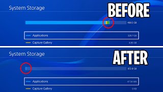 How to GET MORE STORAGE ON PS4 3 BEST METHODS [upl. by Catlaina]