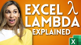 Excel LAMBDA  HOW amp WHEN you Should use it [upl. by Stillman55]