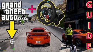 How to setup Steering Wheel on GTA 5  Manual Transmission 5  2021 [upl. by Atilef]