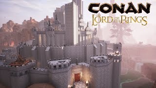 Conan Exiles  Minas Tirith from the Lord of the Rings Speed Build [upl. by Wane497]