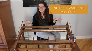 How I Indirect Warp my Ashford Rigid Heddle Loom [upl. by Therron]