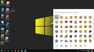 Shortcut key to Insert Emojis Anywhere in Windows 10 [upl. by Pinkham]