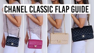 Chanel classic flap guide 2020 WATCH THIS BEFORE YOU BUY  4K [upl. by Kandace142]