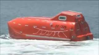 Lifeboat Launched from 30 Meters Up [upl. by Obel]