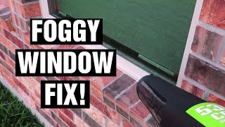 Foggy Double Pane Window Fix [upl. by Saddler]