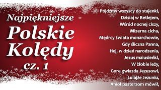 ⭐ █▬█ █ ▀█▀ ⭐ Najpiękniejsze Kolędy Polskie do wspólnego śpiewania z tekstem⭐ zestaw kolęd ⭐ cz 1 [upl. by Enayd]