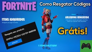 Fortnite  Como resgatar códigos [upl. by Acined]