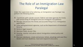 Immigration Law Paralegal [upl. by Aneeb]