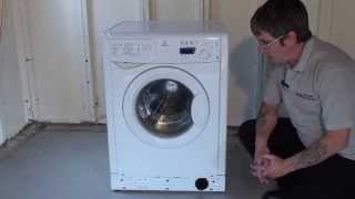 How to clean amp replace the filter on a Washing Machine Indesit [upl. by Adrea]