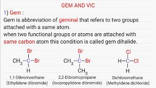 Gem and vic  geminal and vicinal [upl. by Stelle]