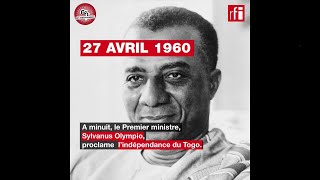 Togo  Sylvanus Olympio proclame lindépendance  27 avril 1960 [upl. by Fortier]