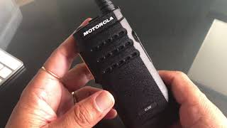 Motorola SL300 Radio  Basic Operation [upl. by Aratak]