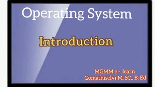 What is Operating system Types of Operating system Tamil [upl. by Yrnehnhoj197]