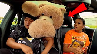 GIANT TEDDY BEAR SCARE PRANK EXTREMELY FUNNY [upl. by Tabib321]