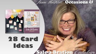 28 New Stampin Up Card Ideas in 10 Minutes  New Giveaway Announcement [upl. by Idnor]