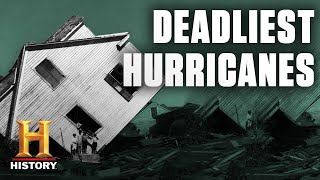 Deadliest Hurricanes in US History  History [upl. by Ehudd]