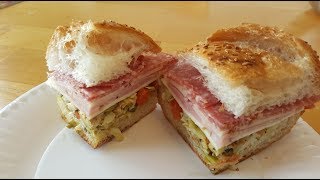 Muffuletta Sandwich Quick amp Easy Recipe [upl. by Latonia]