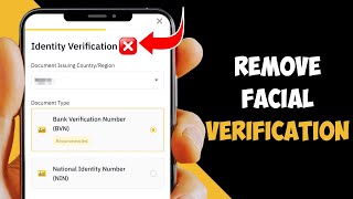 How to Remove Facial Verification on Binance [upl. by Llerdnek504]