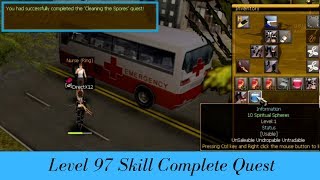 🎮10 Spiritual Spheres  Level 97 Skill Complete Quest  RAN Online [upl. by Ydualc]