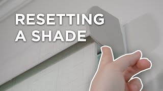 How to Reset a Shade  Hunter Douglas PowerView Gen 2  A Shade Above [upl. by Mail703]