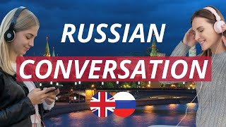 Russian Listening amp Conversation Practice For Beginners BASIC AND EASY [upl. by Ecinaj]