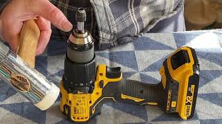 DEWALT CORDLESS DRILL CHUCK JAMMED [upl. by Hnah]