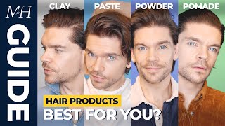 Clay Pomade Paste or Powder  Hair Product Guide  Ep 6 [upl. by Eeldarb]