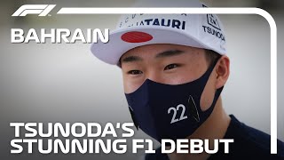 Yuki Tsunodas Stunning F1 Debut  2021 Bahrain Grand Prix [upl. by Yrrej]