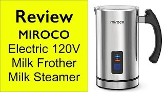 Review Miroco Milk Frother  How to make froth milk at home [upl. by Shina]