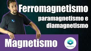 Física  Magnetismo ferromagnetismo diamagnetismo e paramagnetismo [upl. by Heywood]