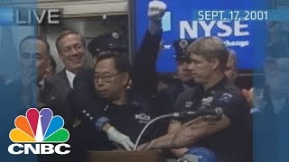 Reopening the NYSE after 911  Archives  CNBC [upl. by Aokek503]