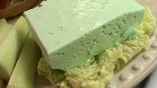 Forgotten Dessert Of The 1950s  Lime Jello Dessert [upl. by Birchard]